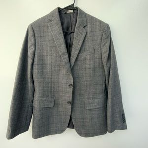 BANANA REPUBLIC grey patterned blazer. Slim fit.